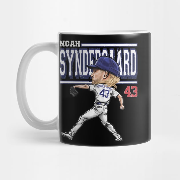 Noah Syndergaard Los Angeles D Cartoon by ganisfarhan